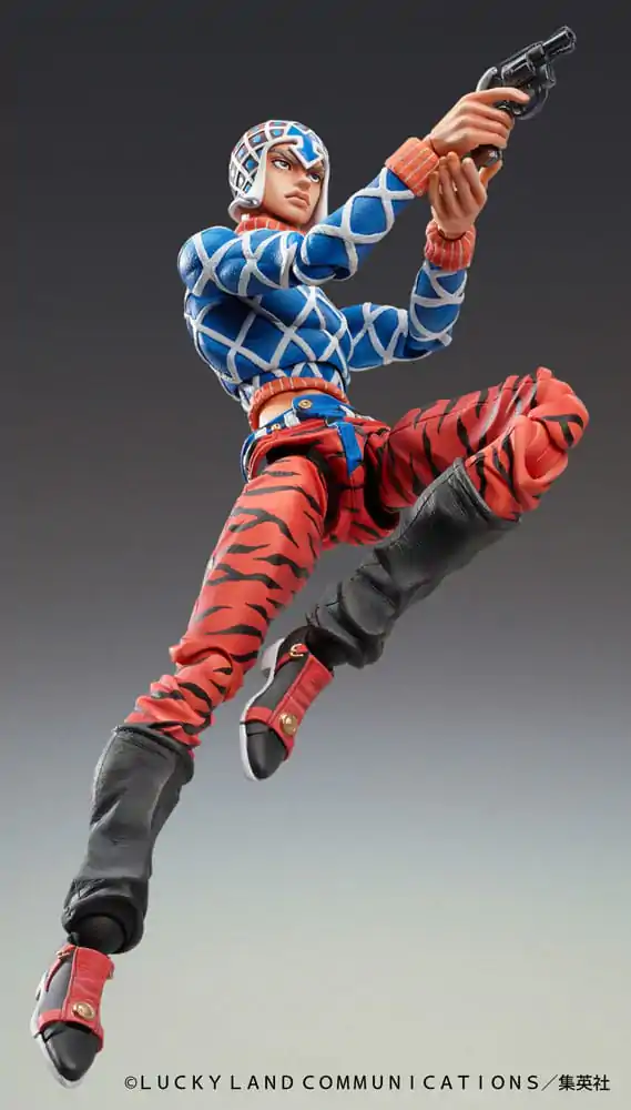 JoJo's Bizarre Adventure Part 5 Statue Legend PVC kip Chozokado Guido Mista & S P (re-run) 15 cm fotografija izdelka