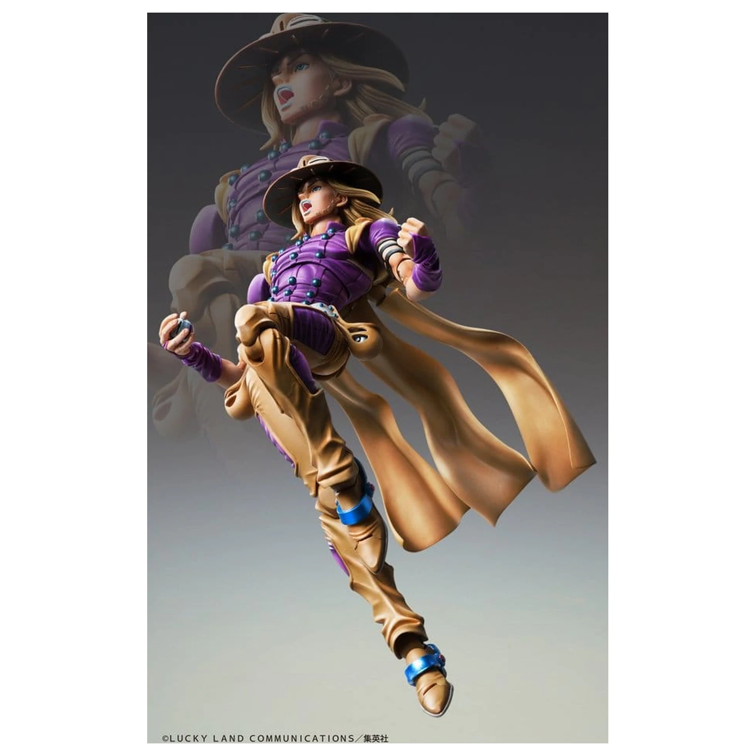 JoJo's Bizarre Adventure Part 7: Steel Ball Run Super Akcijska Akcijska Figura Chozokado Gyro Zeppeli Ver.1.5 16 cm fotografija izdelka