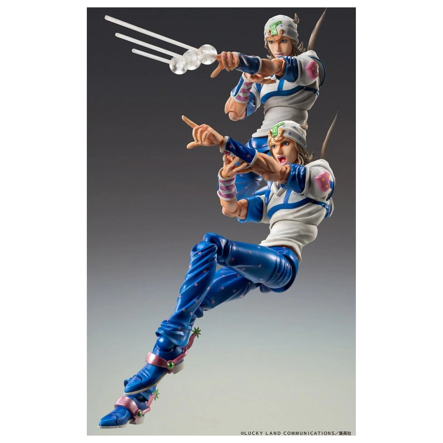 JoJo's Bizarre Adventure Part 7: Steel Ball Run Super Chozokado akcijska figura Johnny Joestar 15 cm fotografija izdelka