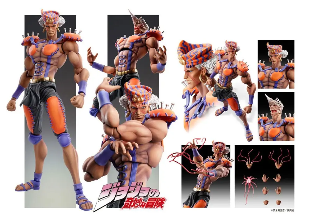 JoJo's Bizarre Adventure Part2 (BT) Super akcijska akcijska figura Chozo Kado (Esidisi) 17 cm fotografija izdelka