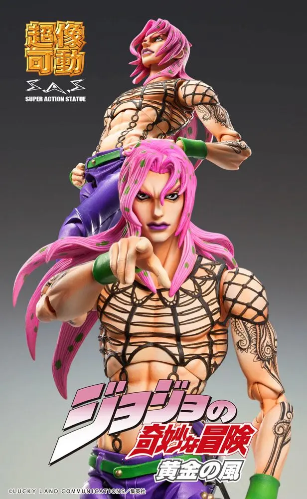 JoJo's Bizarre Adventure Part5 Super Action akcijska figura Chozokado (Diavolo) 16 cm fotografija izdelka