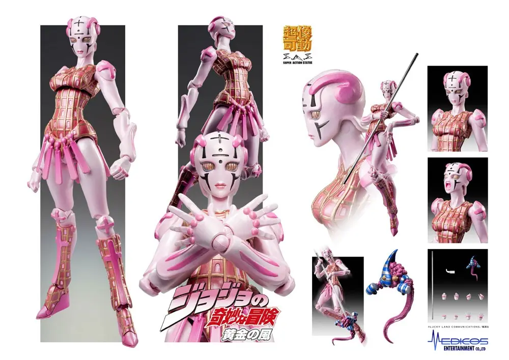 JoJo's Bizarre Adventure Part5 Super akcijska figura Chozokado (S G) 15 cm fotografija izdelka