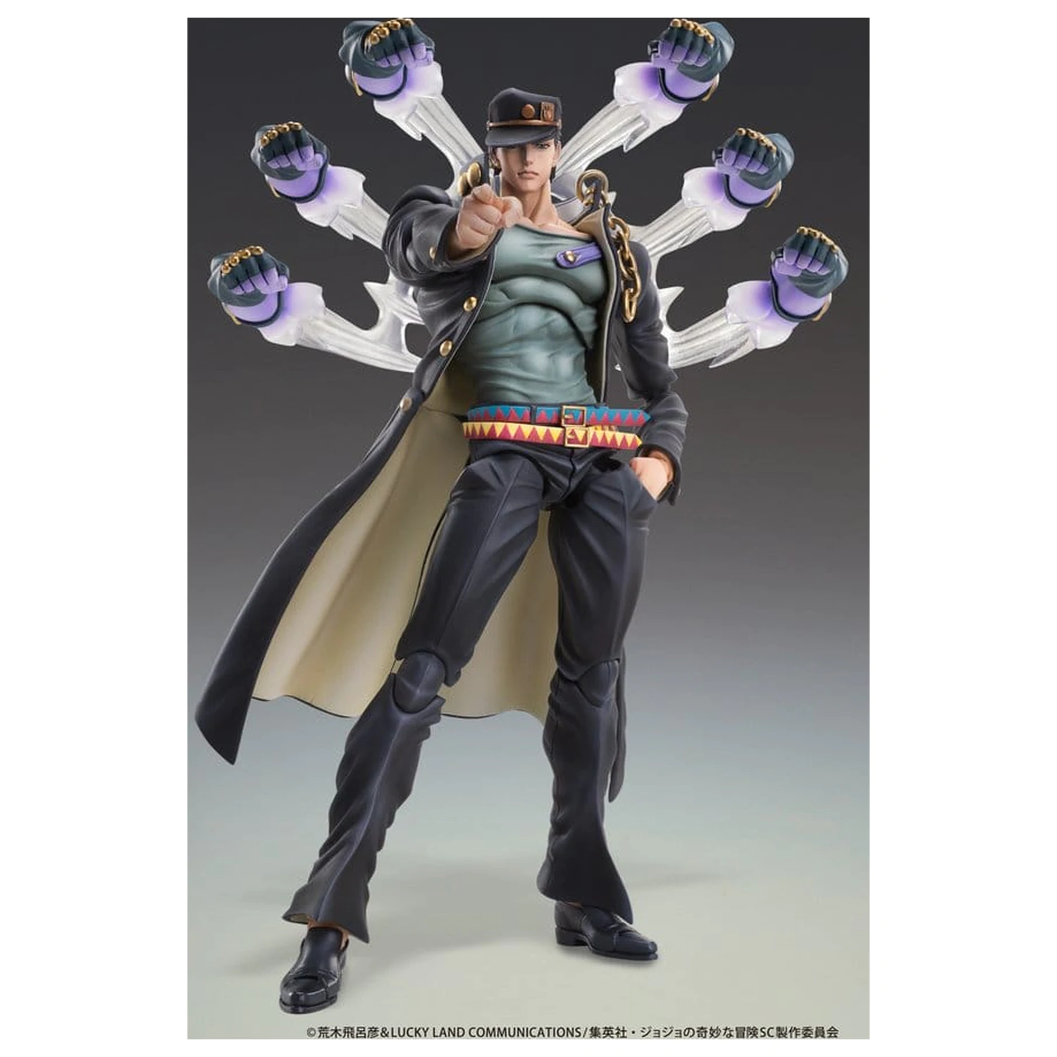 JoJo's Bizarre Adventure: Stardust Crusaders Chozokado akcijska figura Jotaro Kujo Ver.2 16 cm fotografija izdelka