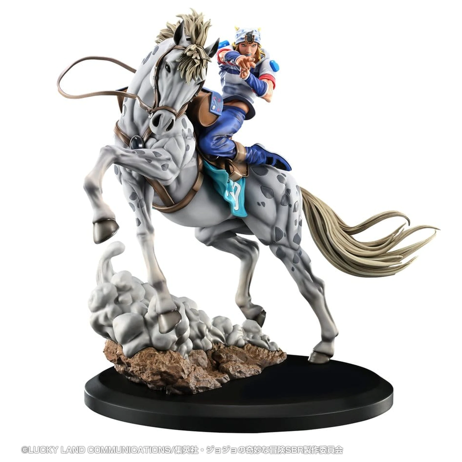 JoJo's Bizarre Adventure: Steel Ball Run Chozo Art Collection PVC figura Johnny Joestar & Slow Dancer 30 cm fotografija izdelka