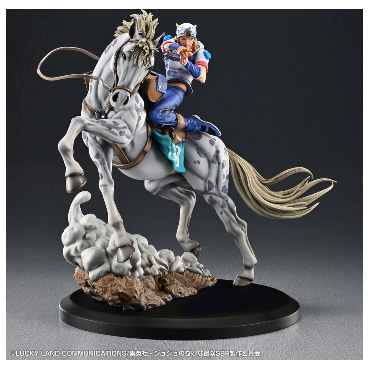 JoJo's Bizarre Adventure: Steel Ball Run Chozo Art Collection PVC figura Johnny Joestar & Slow Dancer 30 cm fotografija izdelka