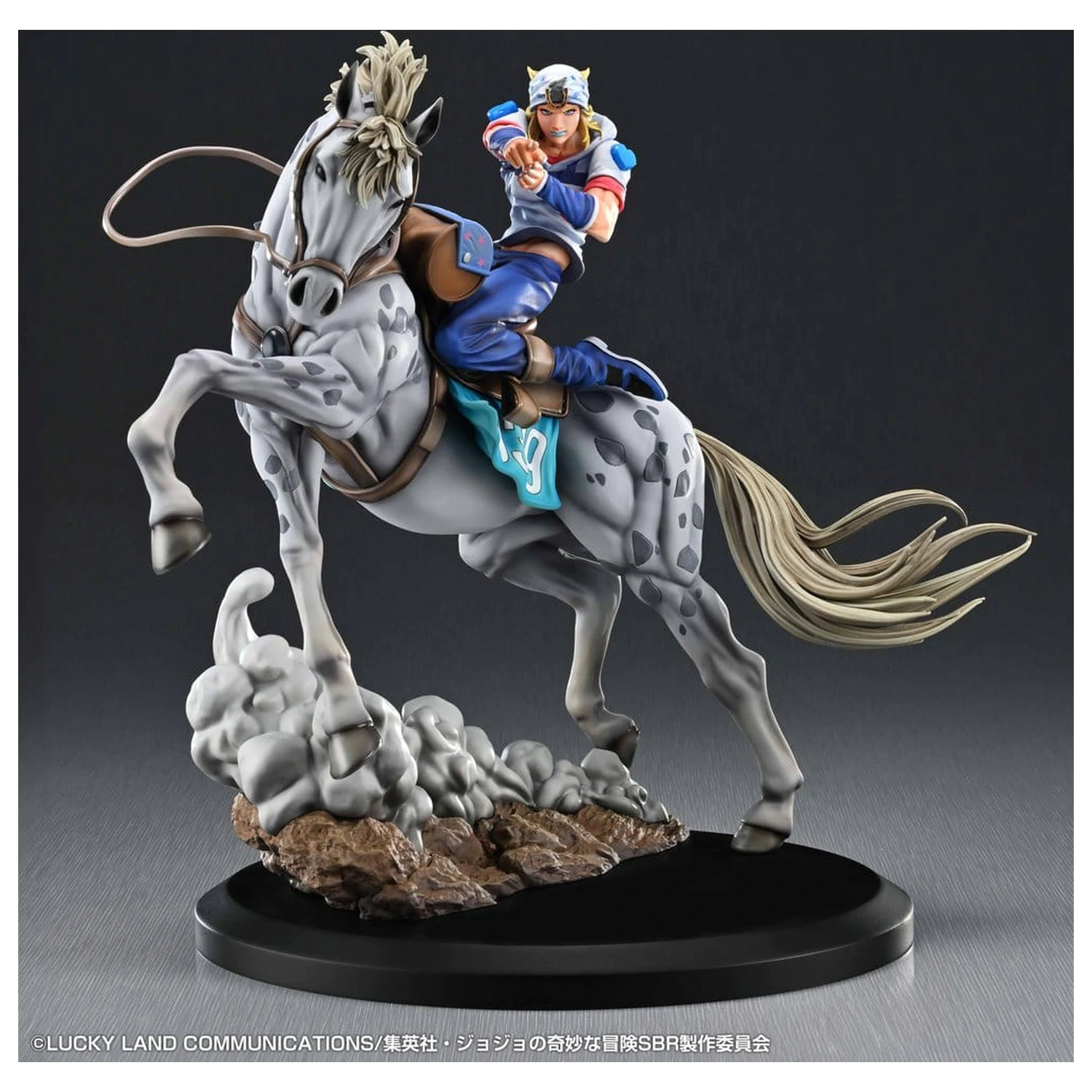 JoJo's Bizarre Adventure: Steel Ball Run Chozo Art Collection PVC figura Johnny Joestar & Slow Dancer 30 cm fotografija izdelka