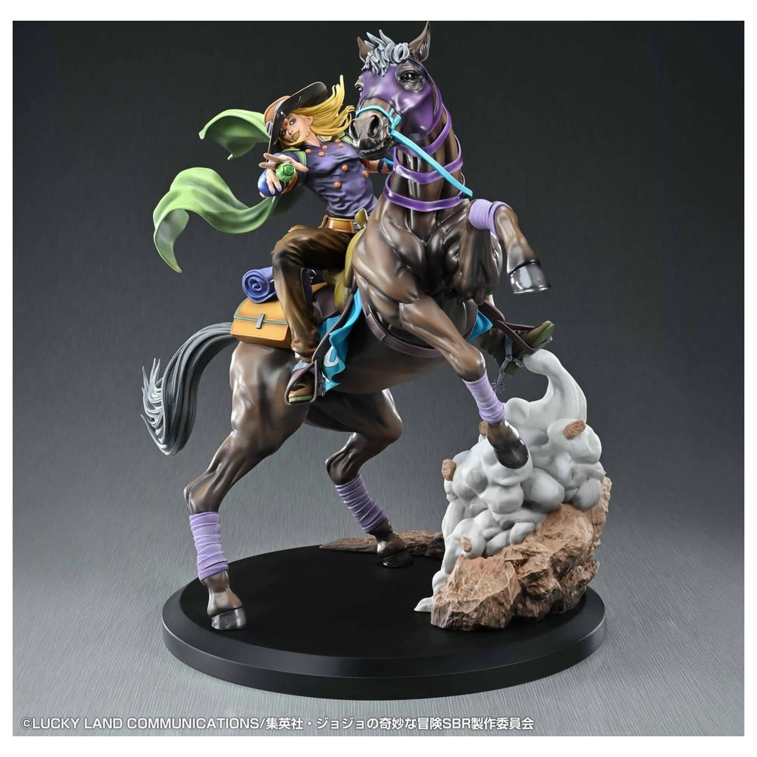 JoJo's Bizarre Adventure: Steel Ball Run figura Gyro Zeppeli & Valkyrie 31 cm fotografija izdelka