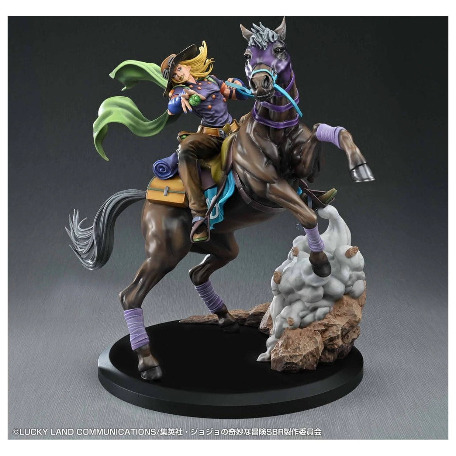 JoJo's Bizarre Adventure: Steel Ball Run figura Gyro Zeppeli & Valkyrie 31 cm fotografija izdelka