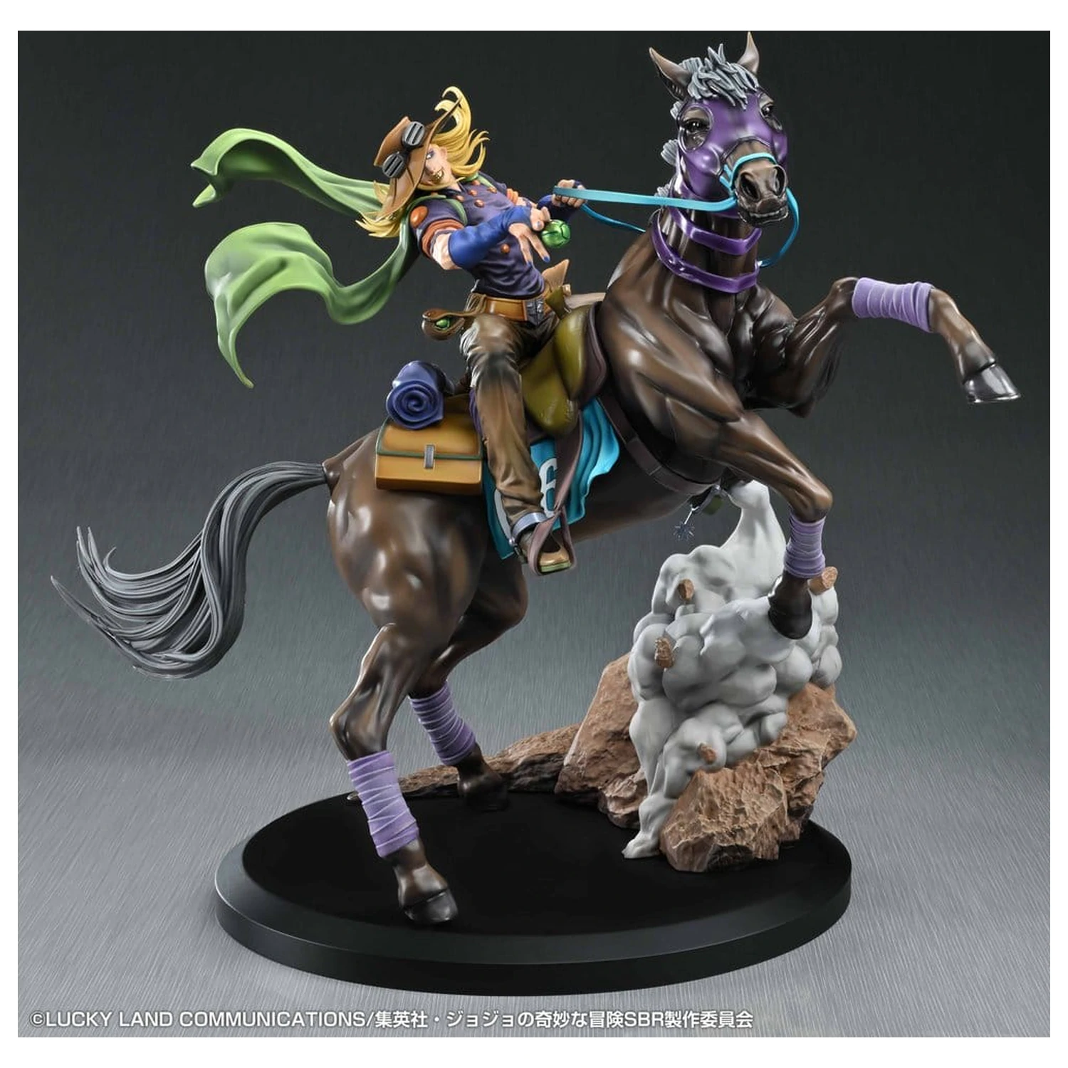 JoJo's Bizarre Adventure: Steel Ball Run figura Gyro Zeppeli & Valkyrie 31 cm fotografija izdelka