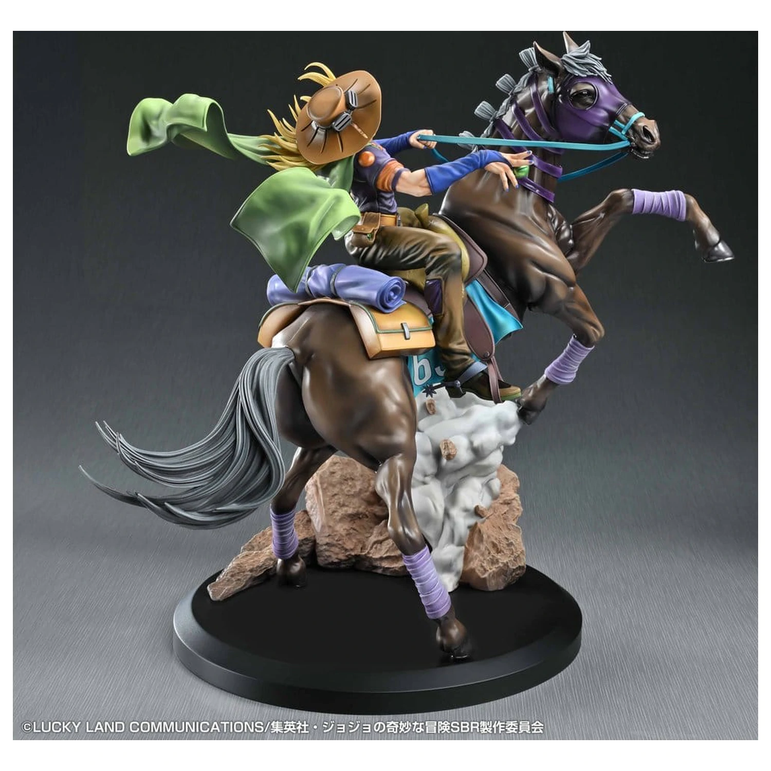 JoJo's Bizarre Adventure: Steel Ball Run figura Gyro Zeppeli & Valkyrie 31 cm fotografija izdelka