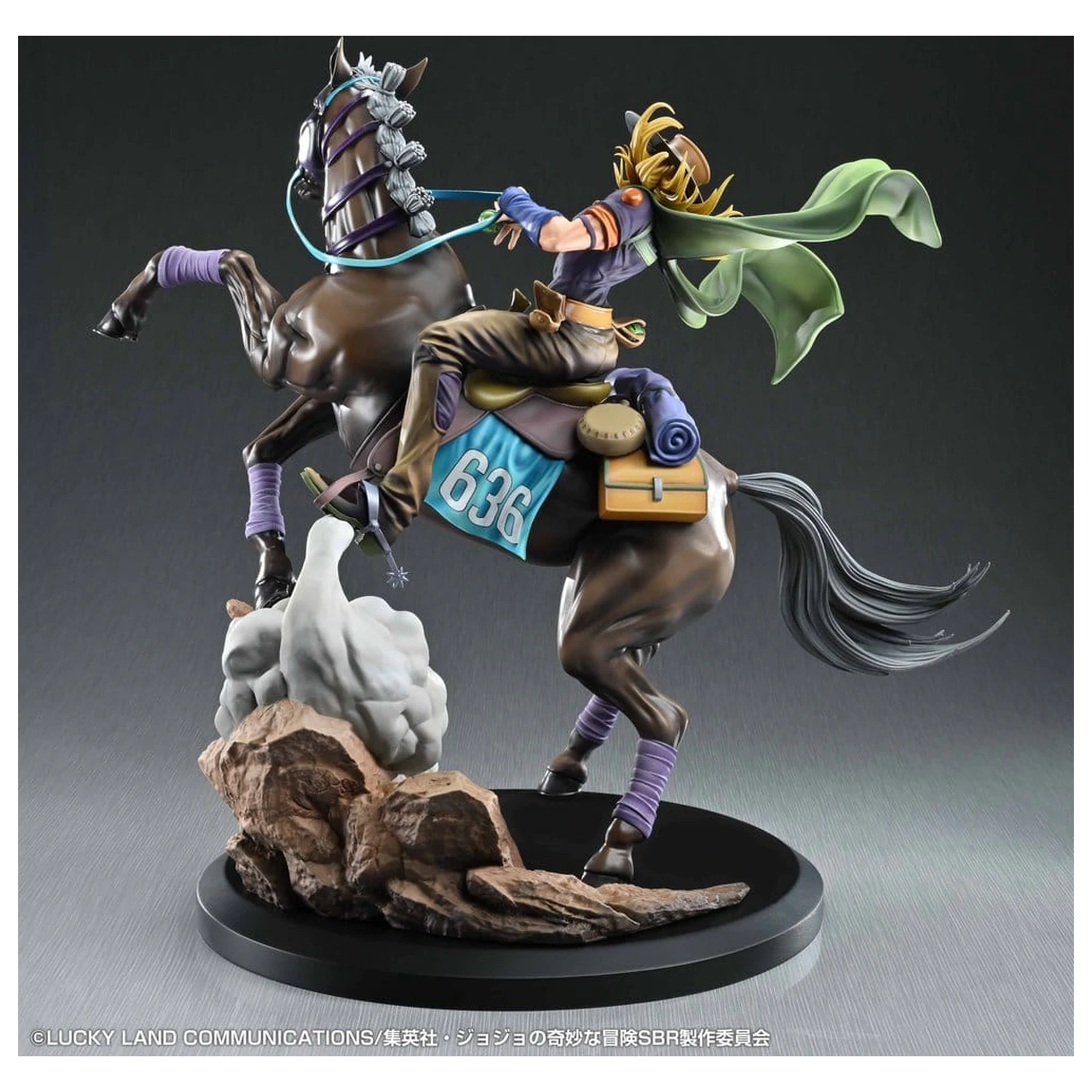 JoJo's Bizarre Adventure: Steel Ball Run figura Gyro Zeppeli & Valkyrie 31 cm fotografija izdelka