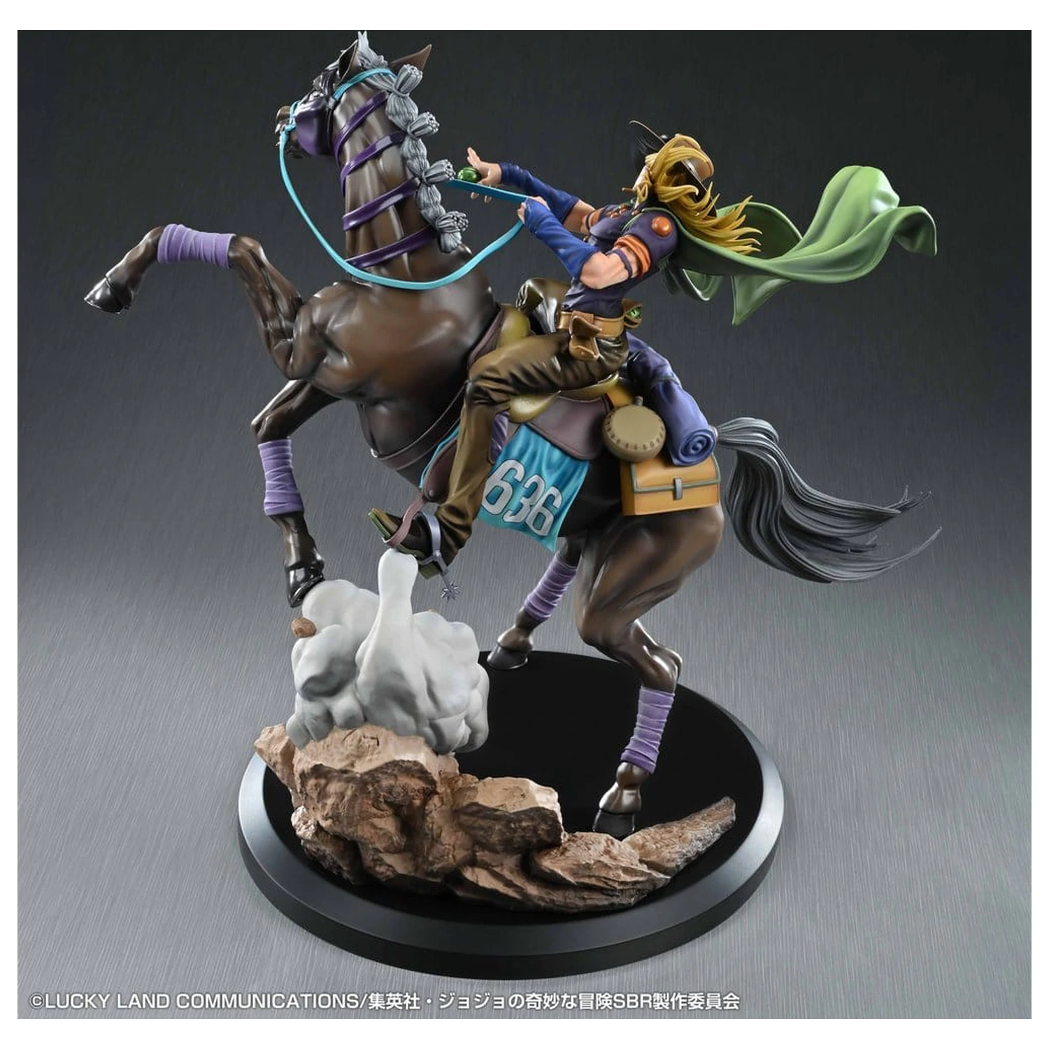 JoJo's Bizarre Adventure: Steel Ball Run figura Gyro Zeppeli & Valkyrie 31 cm fotografija izdelka