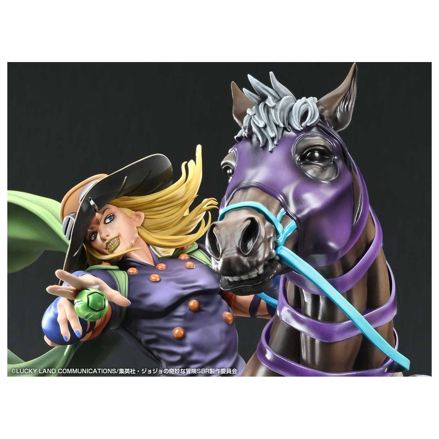 JoJo's Bizarre Adventure: Steel Ball Run figura Gyro Zeppeli & Valkyrie 31 cm fotografija izdelka