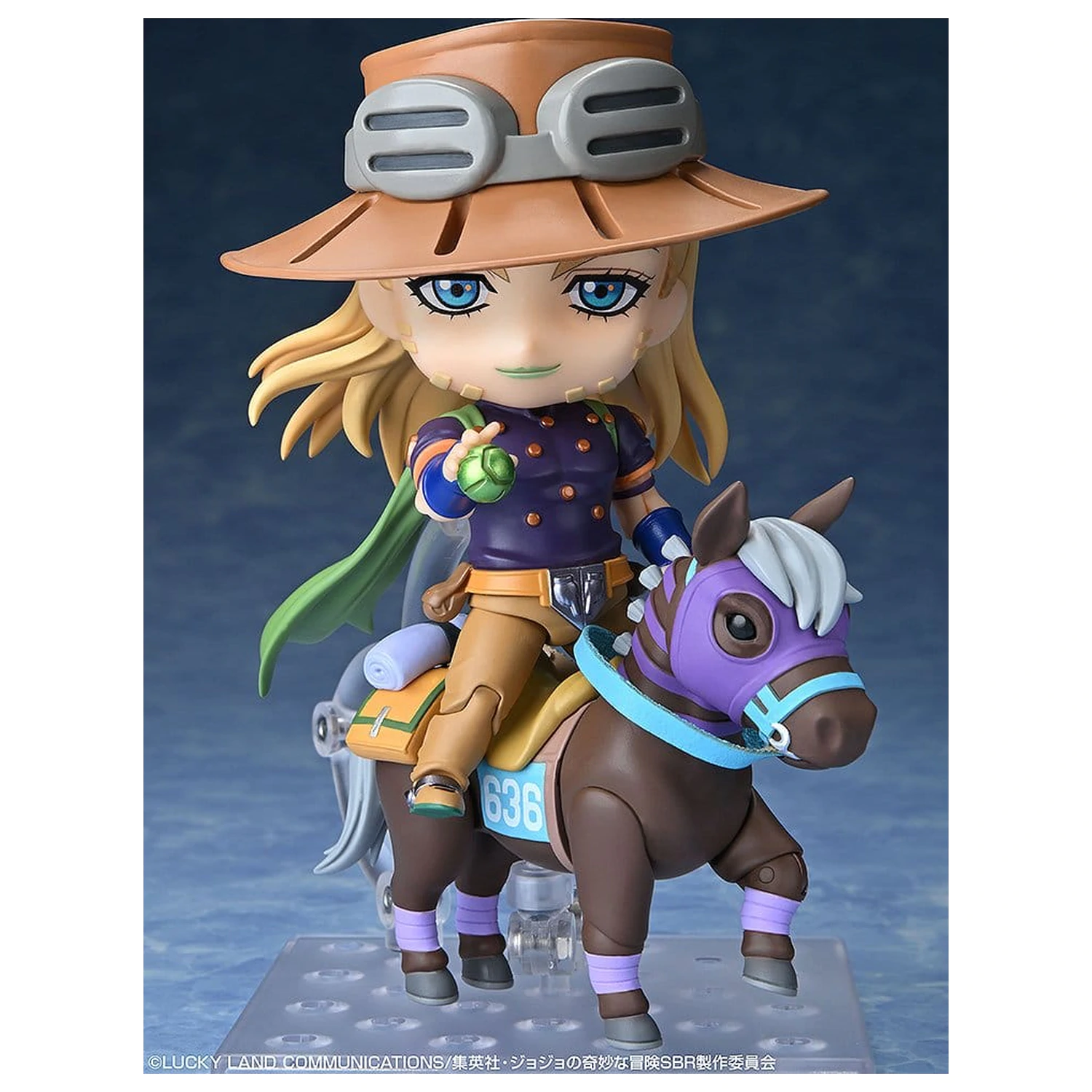 JoJo's Bizarre Adventure Steel Ball Run Nendoroid akcijska figura Gyro Zeppeli DX Ver. 10 cm fotografija izdelka