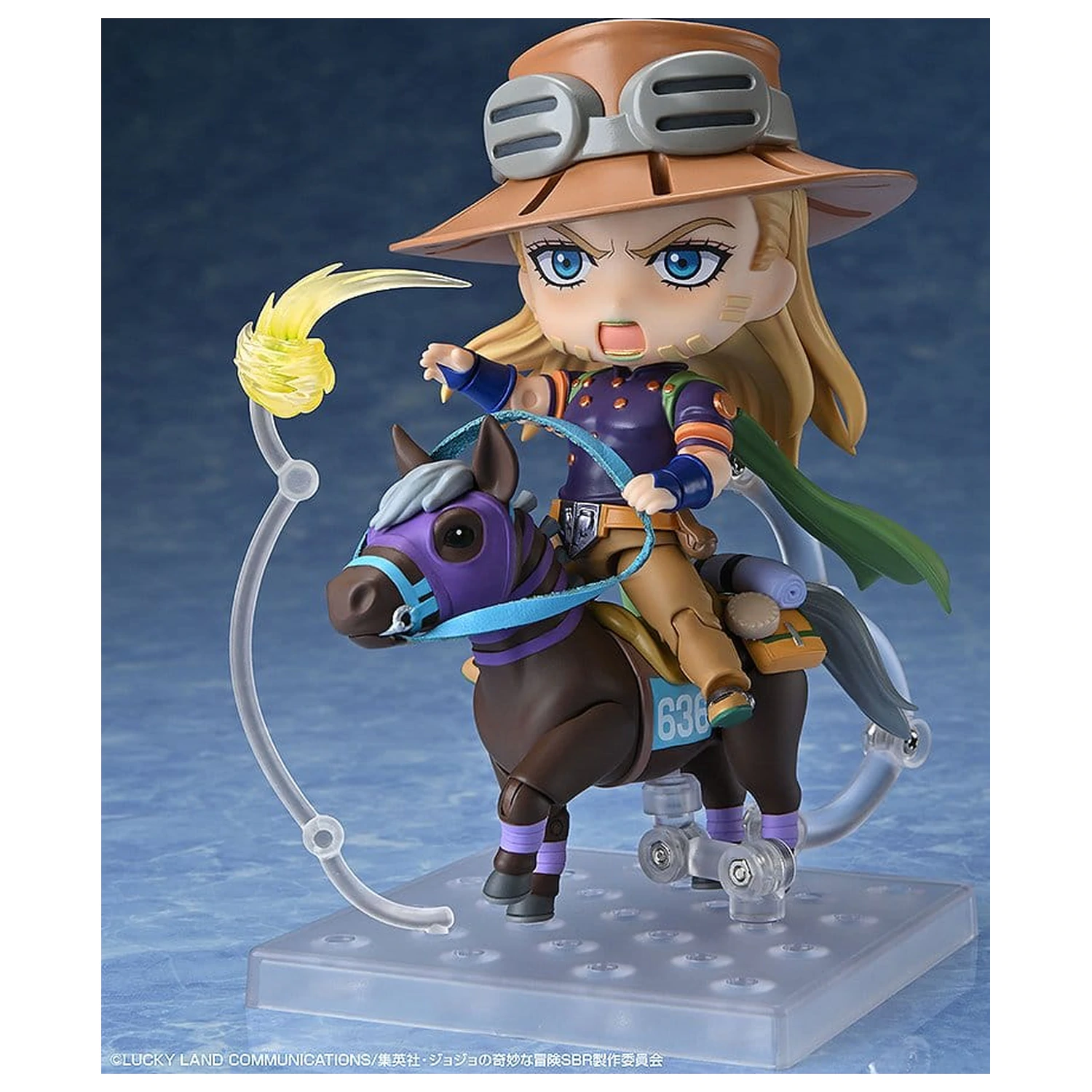 JoJo's Bizarre Adventure Steel Ball Run Nendoroid akcijska figura Gyro Zeppeli DX Ver. 10 cm fotografija izdelka