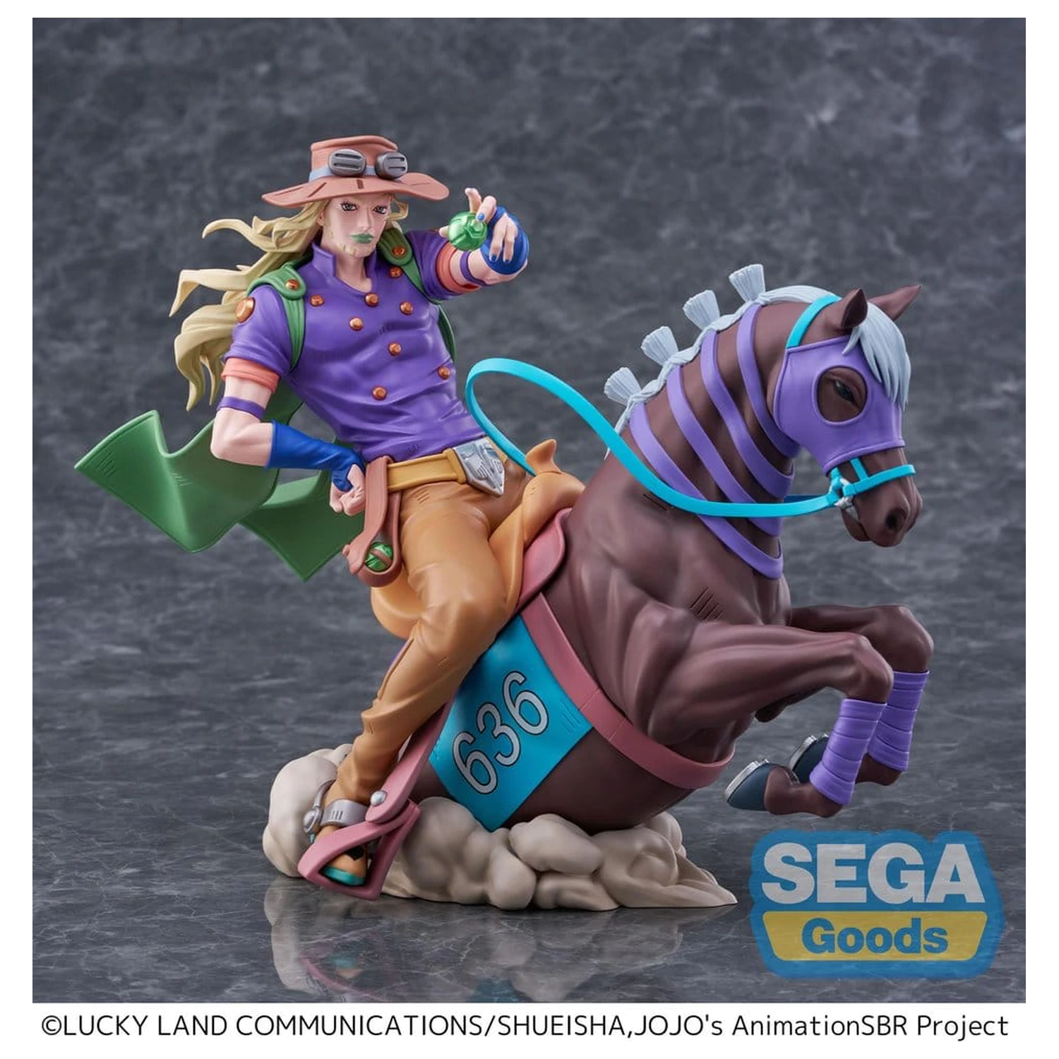 JoJo's Bizarre Adventure: Steel Ball Run XrossLinkMAX PVC figura Gyro Zeppeli 18 cm fotografija izdelka