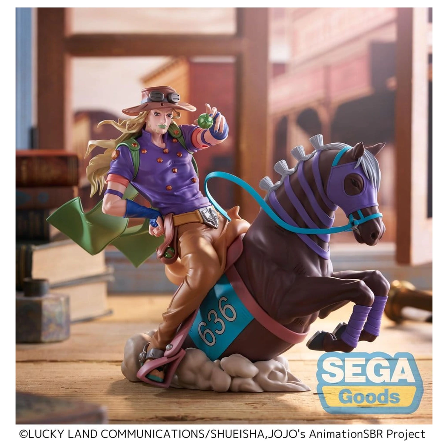 JoJo's Bizarre Adventure: Steel Ball Run XrossLinkMAX PVC figura Gyro Zeppeli 18 cm fotografija izdelka