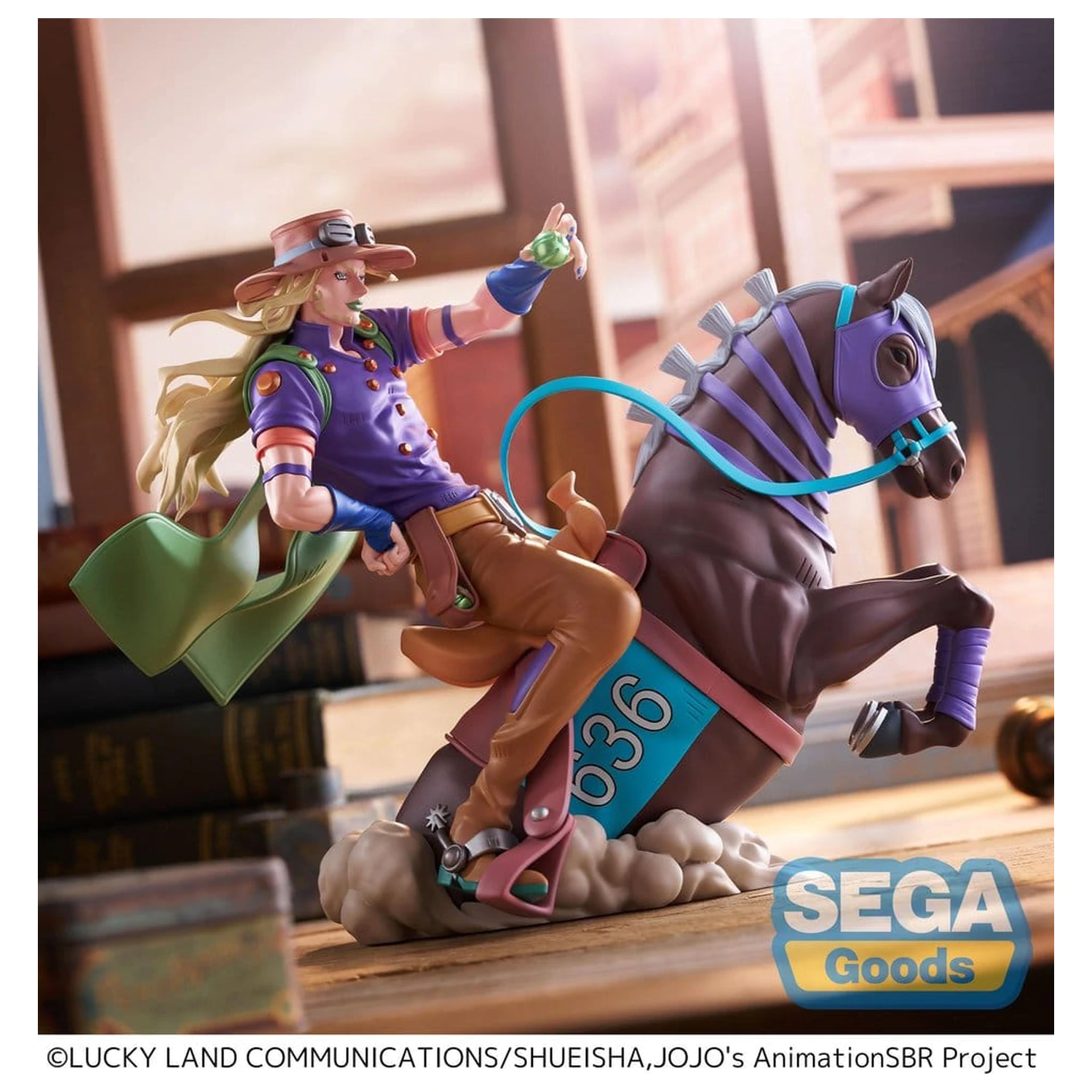 JoJo's Bizarre Adventure: Steel Ball Run XrossLinkMAX PVC figura Gyro Zeppeli 18 cm fotografija izdelka