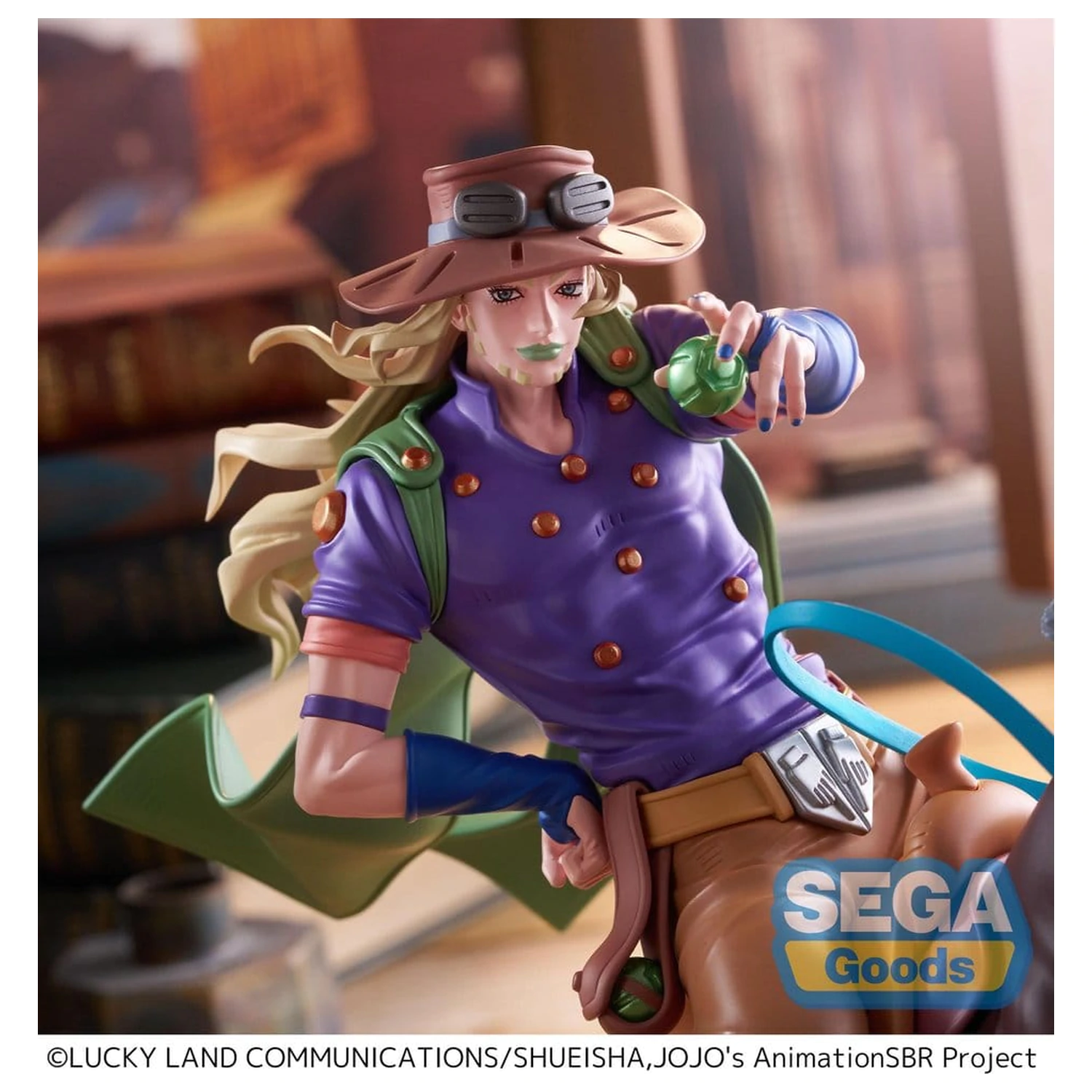 JoJo's Bizarre Adventure: Steel Ball Run XrossLinkMAX PVC figura Gyro Zeppeli 18 cm fotografija izdelka