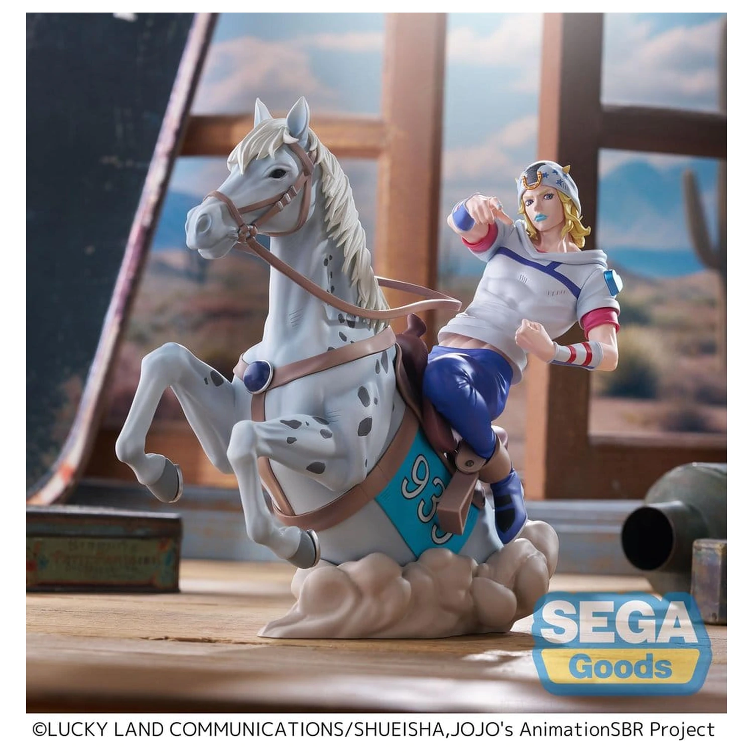 JoJo's Bizarre Adventure: Steel Ball Run XrossLinkMAX PVC figura Johnny Joestar 18 cm fotografija izdelka