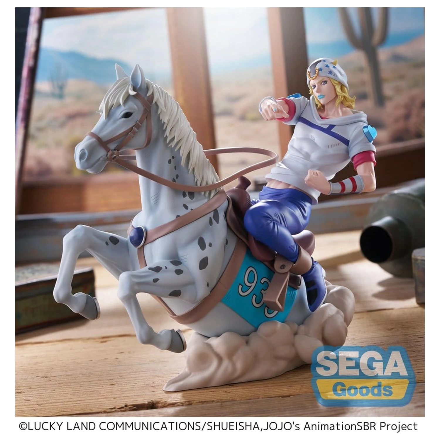 JoJo's Bizarre Adventure: Steel Ball Run XrossLinkMAX PVC figura Johnny Joestar 18 cm fotografija izdelka