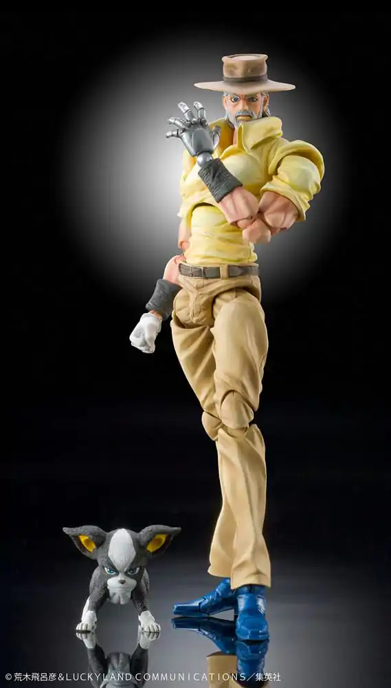 JoJo's Bizarre Adventure Super Action akcijska figura Chozokado (Joseph Joestar & Iggy) (3rd-run) 15 cm fotografija izdelka