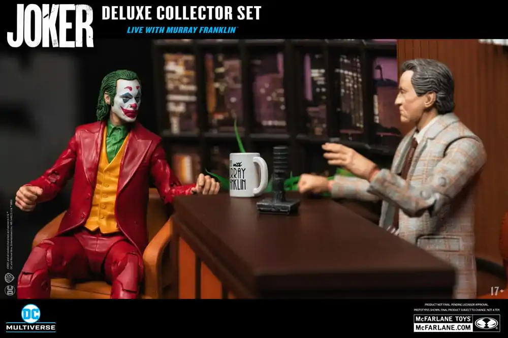 Joker DC Multiverse (Joker Movie) Deluxe Collector Akcijska Figura The Joker (Live with Murray Franklin) Limited Edition 18 cm fotografija izdelka