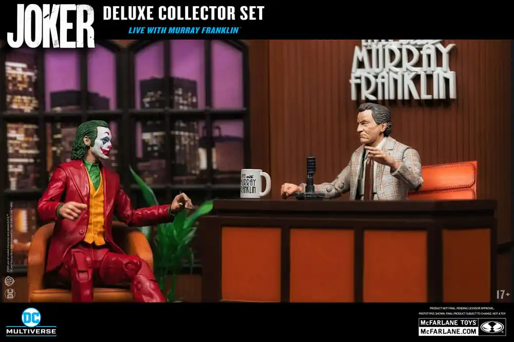 Joker DC Multiverse (Joker Movie) Deluxe Collector Akcijska Figura The Joker (Live with Murray Franklin) Limited Edition 18 cm fotografija izdelka