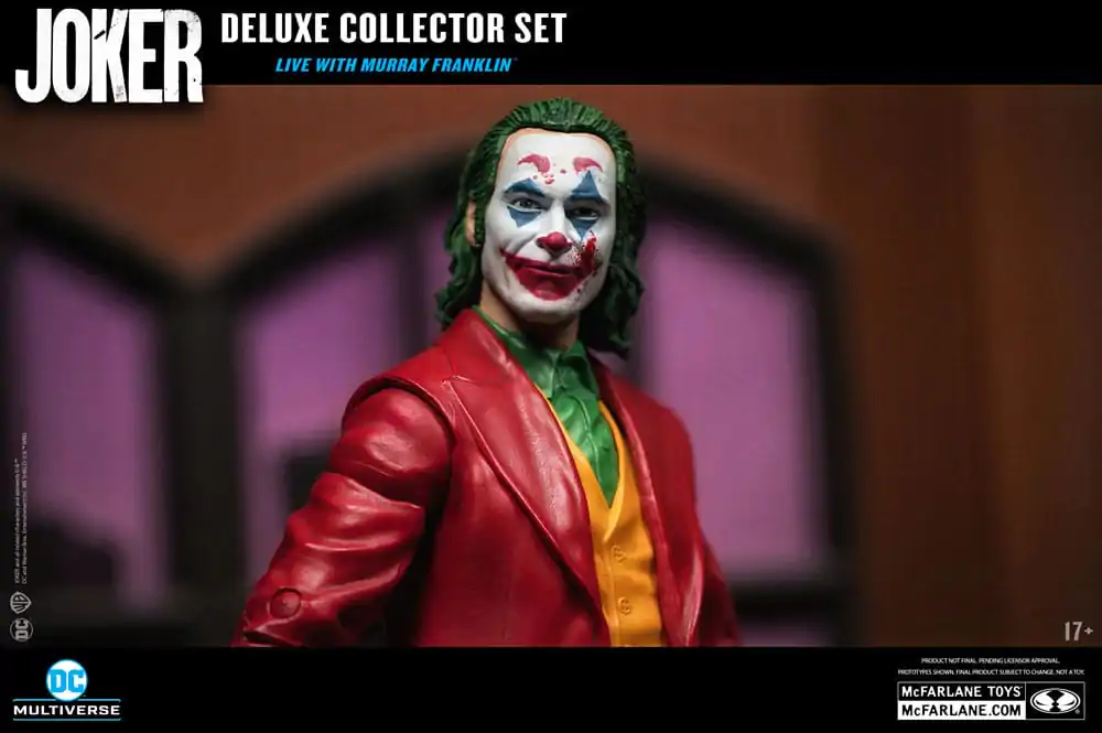 Joker DC Multiverse (Joker Movie) Deluxe Collector Akcijska Figura The Joker (Live with Murray Franklin) Limited Edition 18 cm fotografija izdelka