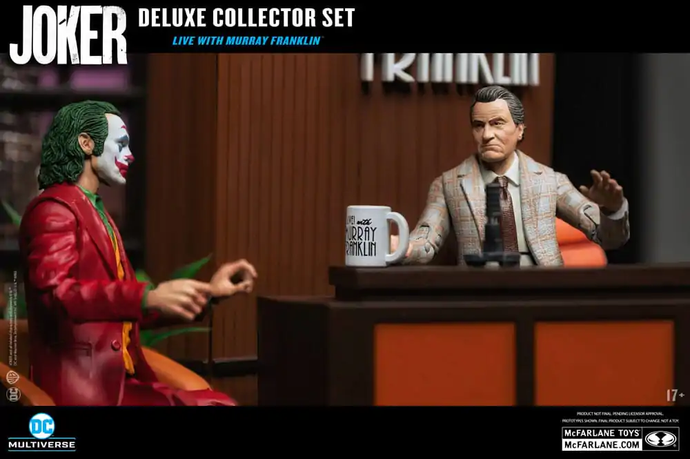 Joker DC Multiverse (Joker Movie) Deluxe Collector Akcijska Figura The Joker (Live with Murray Franklin) Limited Edition 18 cm fotografija izdelka