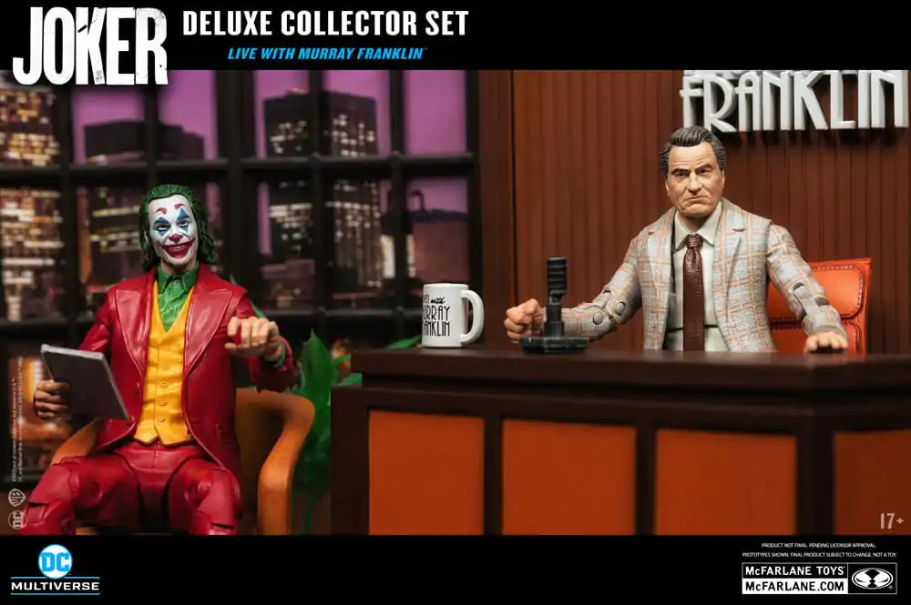 Joker DC Multiverse (Joker Movie) Deluxe Collector Akcijska Figura The Joker (Live with Murray Franklin) Limited Edition 18 cm fotografija izdelka