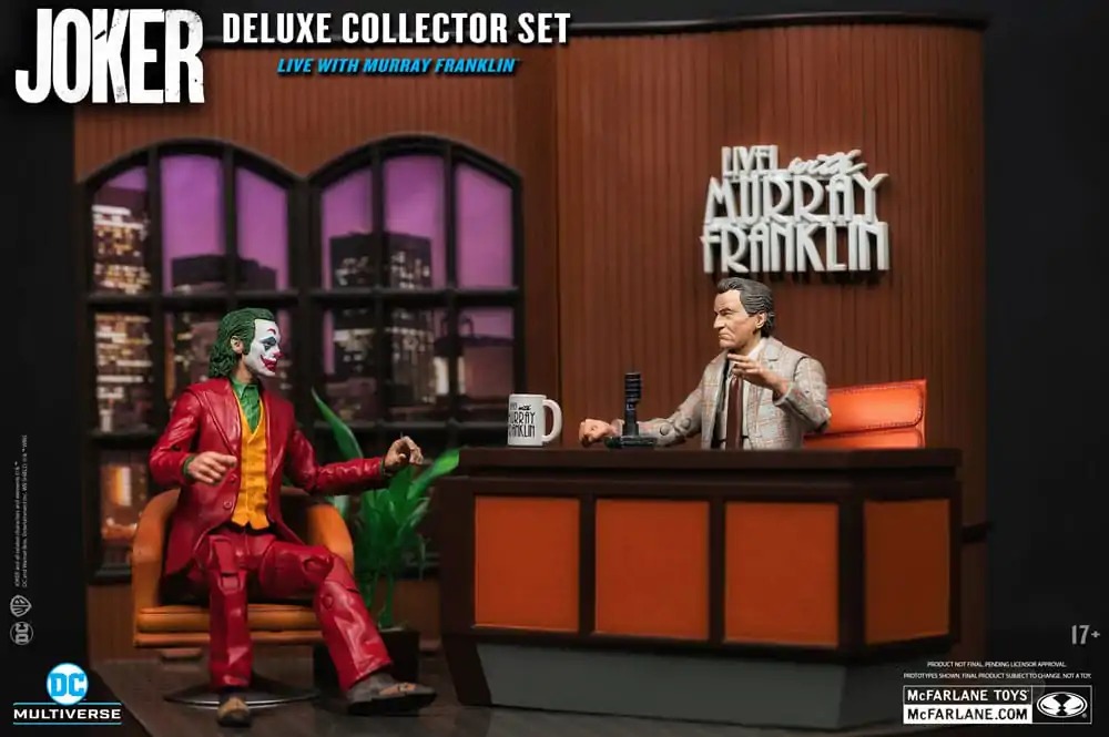 Joker DC Multiverse (Joker Movie) Deluxe Collector Akcijska Figura The Joker (Live with Murray Franklin) Limited Edition 18 cm fotografija izdelka