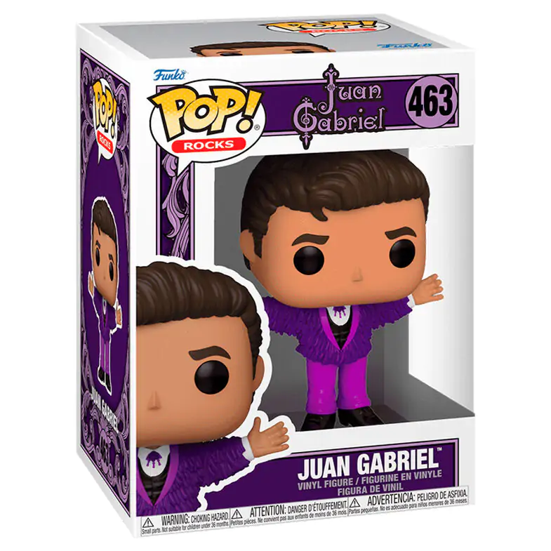 Juan Gabriel Funko POP! Rocks Vinyl figura Purple Outfit 9 cm fotografija izdelka