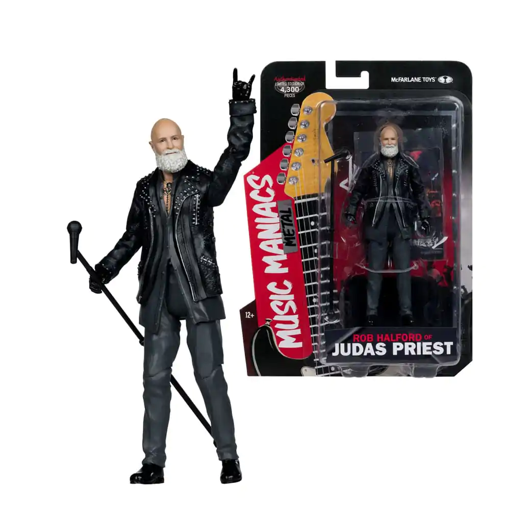 Judas Priest Music Maniacs Heavy Metal akcijska figura Rob Halford 15 cm fotografija izdelka