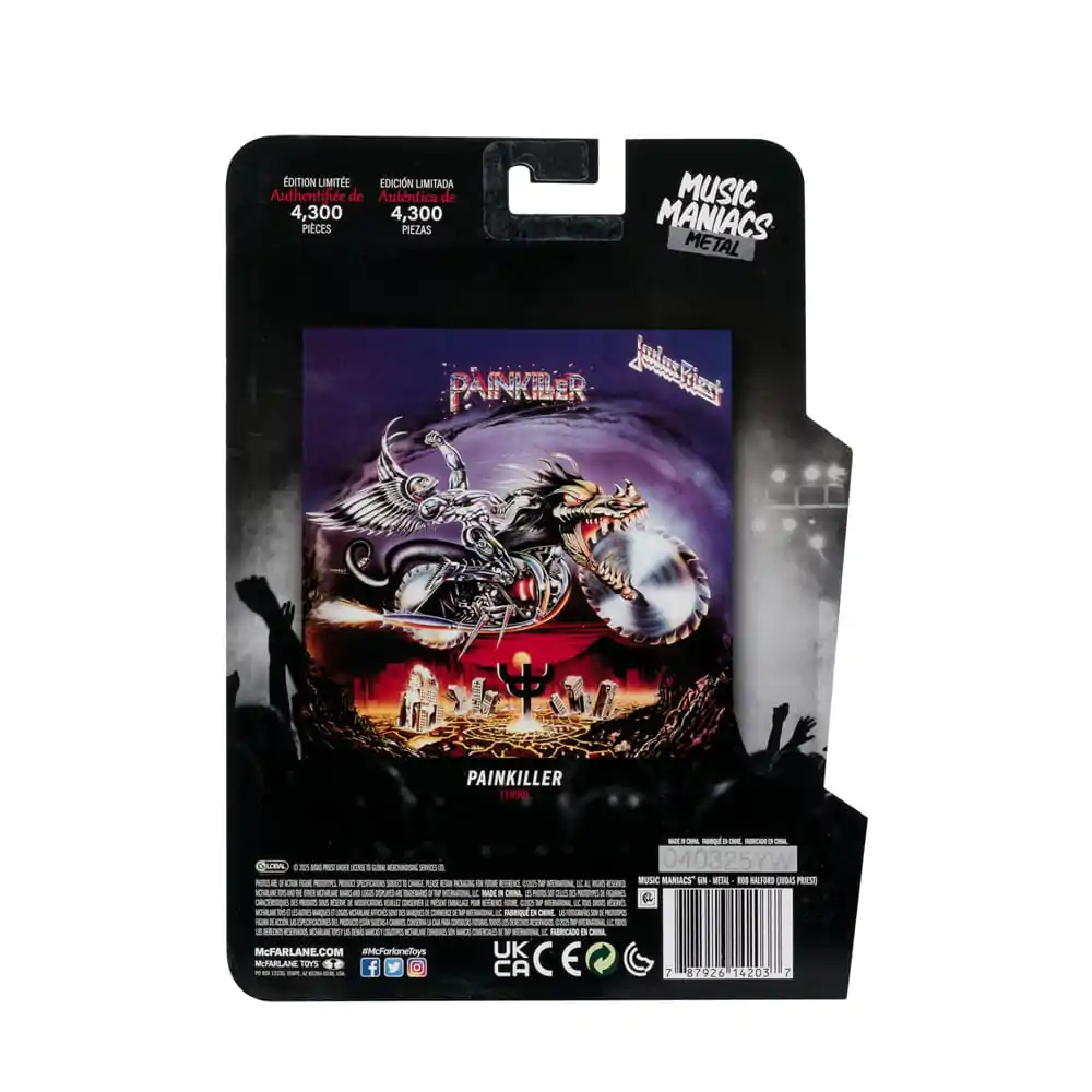 Judas Priest Music Maniacs Heavy Metal akcijska figura Rob Halford 15 cm fotografija izdelka