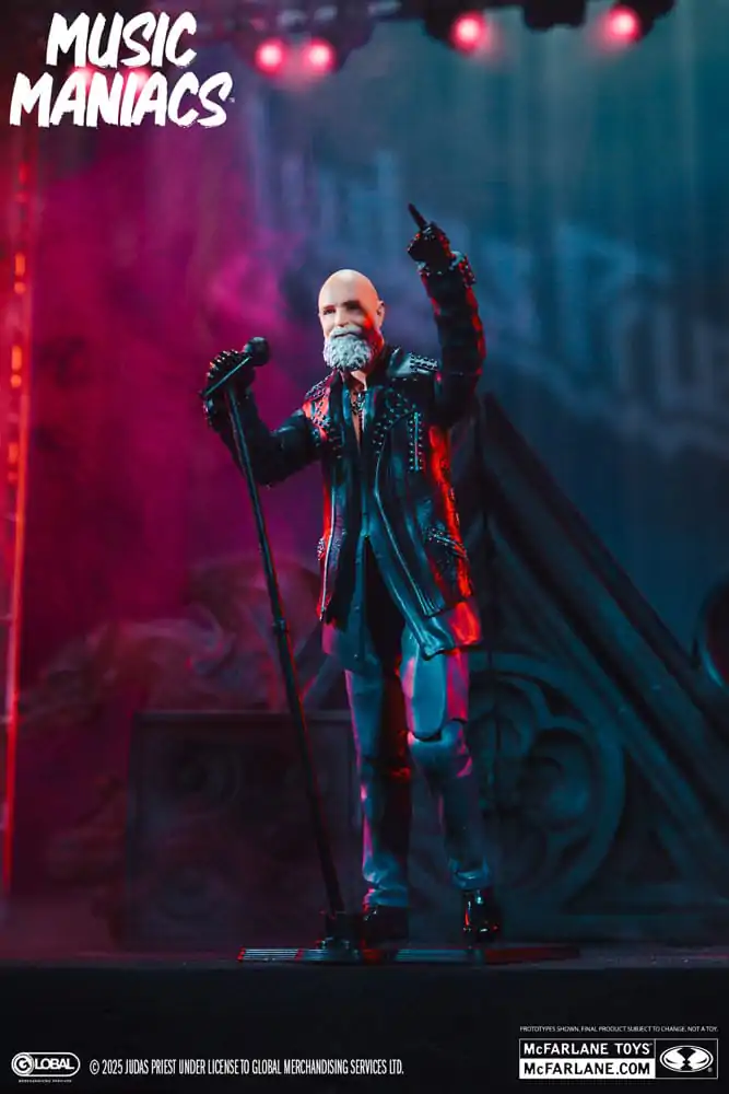 Judas Priest Music Maniacs Heavy Metal akcijska figura Rob Halford 15 cm fotografija izdelka