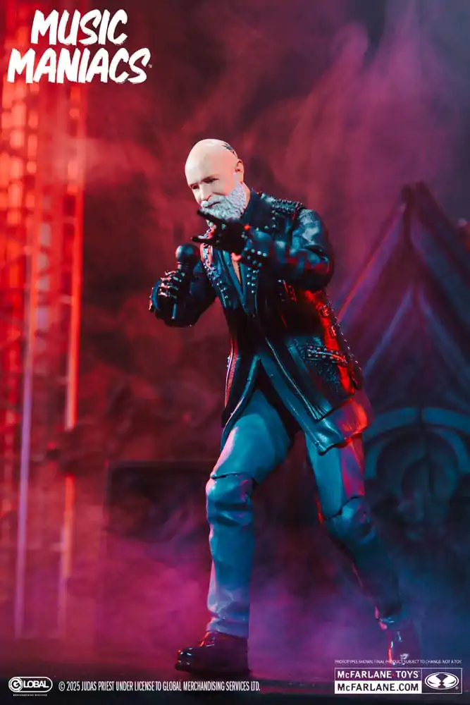 Judas Priest Music Maniacs Heavy Metal akcijska figura Rob Halford 15 cm fotografija izdelka