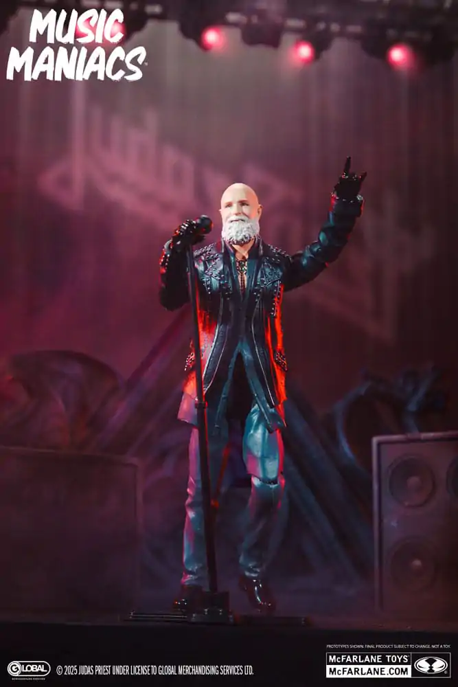 Judas Priest Music Maniacs Heavy Metal akcijska figura Rob Halford 15 cm fotografija izdelka