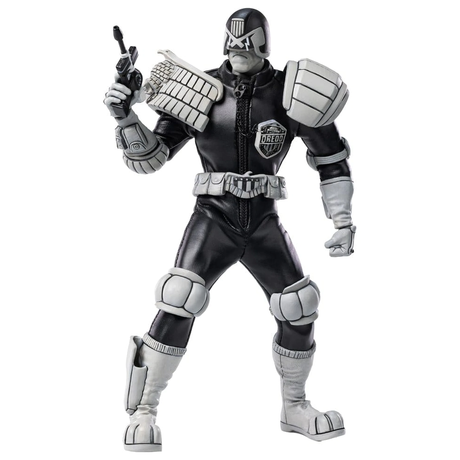 Judge Dredd Exquisite Super akcijska figura 1/12 Judge Dredd Black & White Ver. 15 cm fotografija izdelka