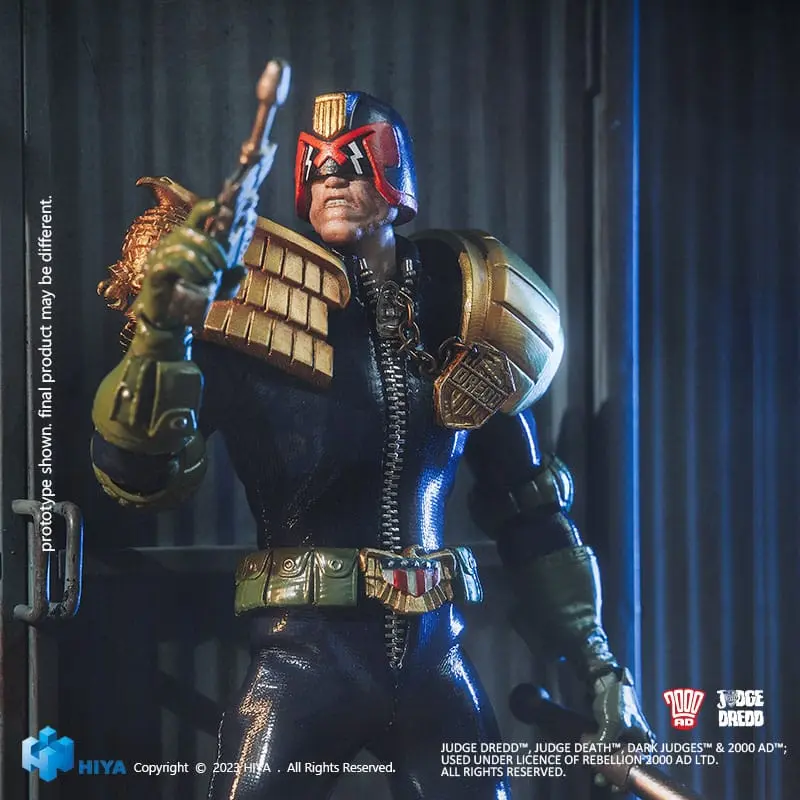 Judge Dredd Exquisite Super Series akcijska figura 1/12 John Rambo 15 cm fotografija izdelka