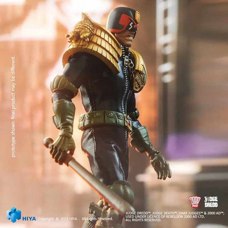 Judge Dredd Exquisite Super Series akcijska figura 1/12 John Rambo 15 cm fotografija izdelka