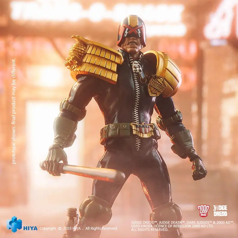 Judge Dredd Exquisite Super Series akcijska figura 1/12 John Rambo 15 cm fotografija izdelka