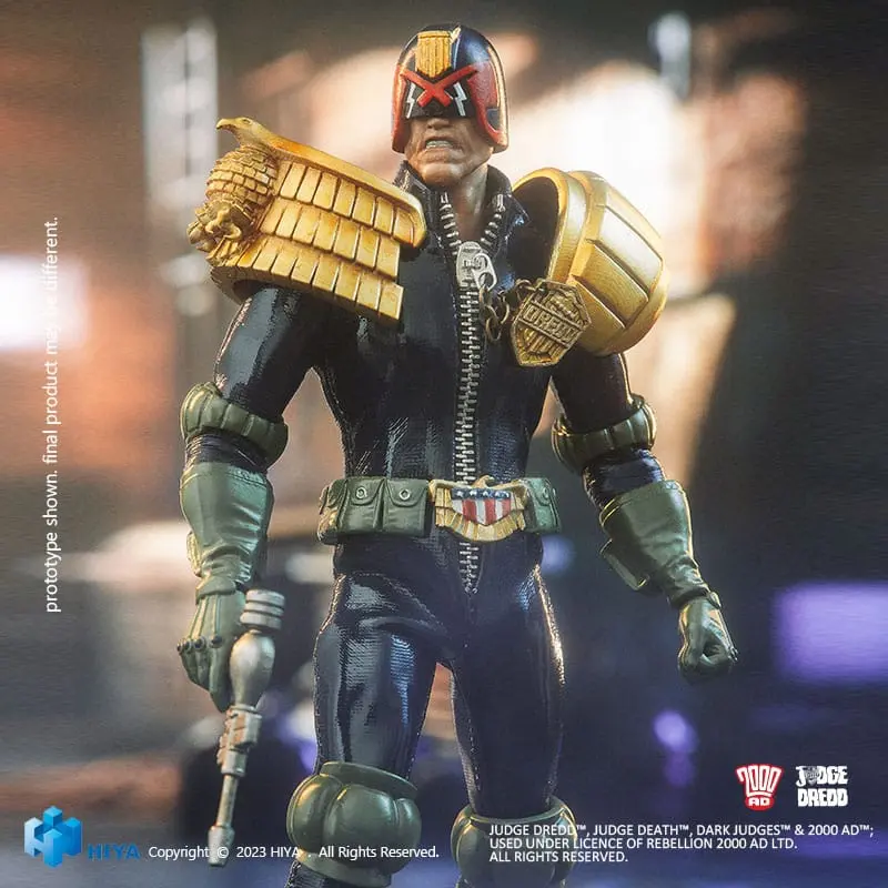 Judge Dredd Exquisite Super Series akcijska figura 1/12 John Rambo 15 cm fotografija izdelka