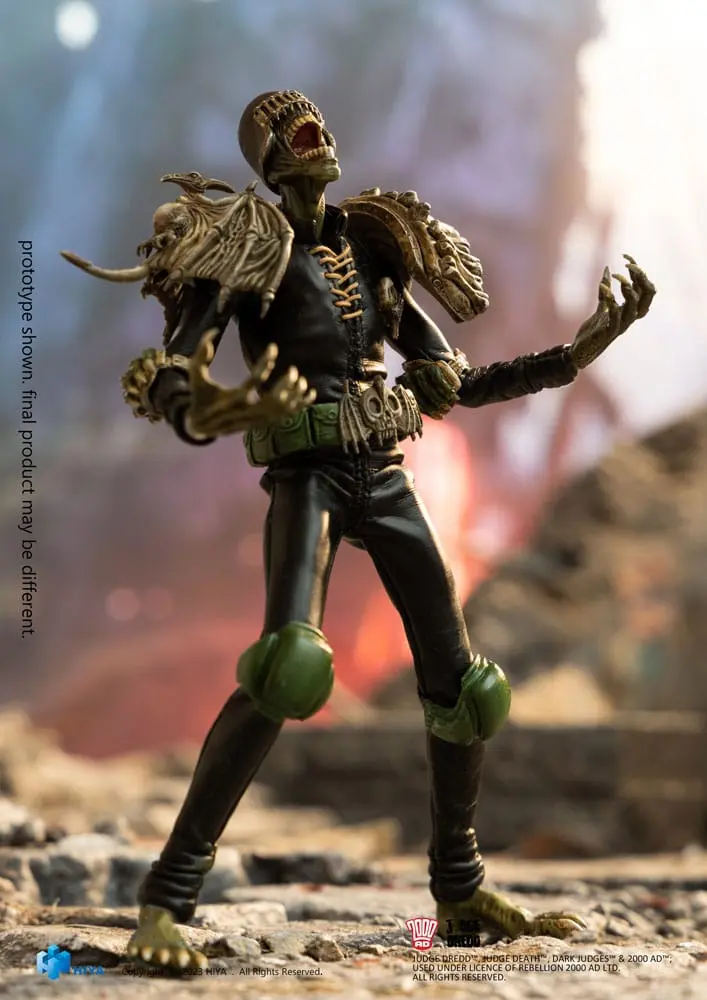 Judge Dredd Exquisite Super Series akcijska figura 1/12 Judge Death 16 cm fotografija izdelka