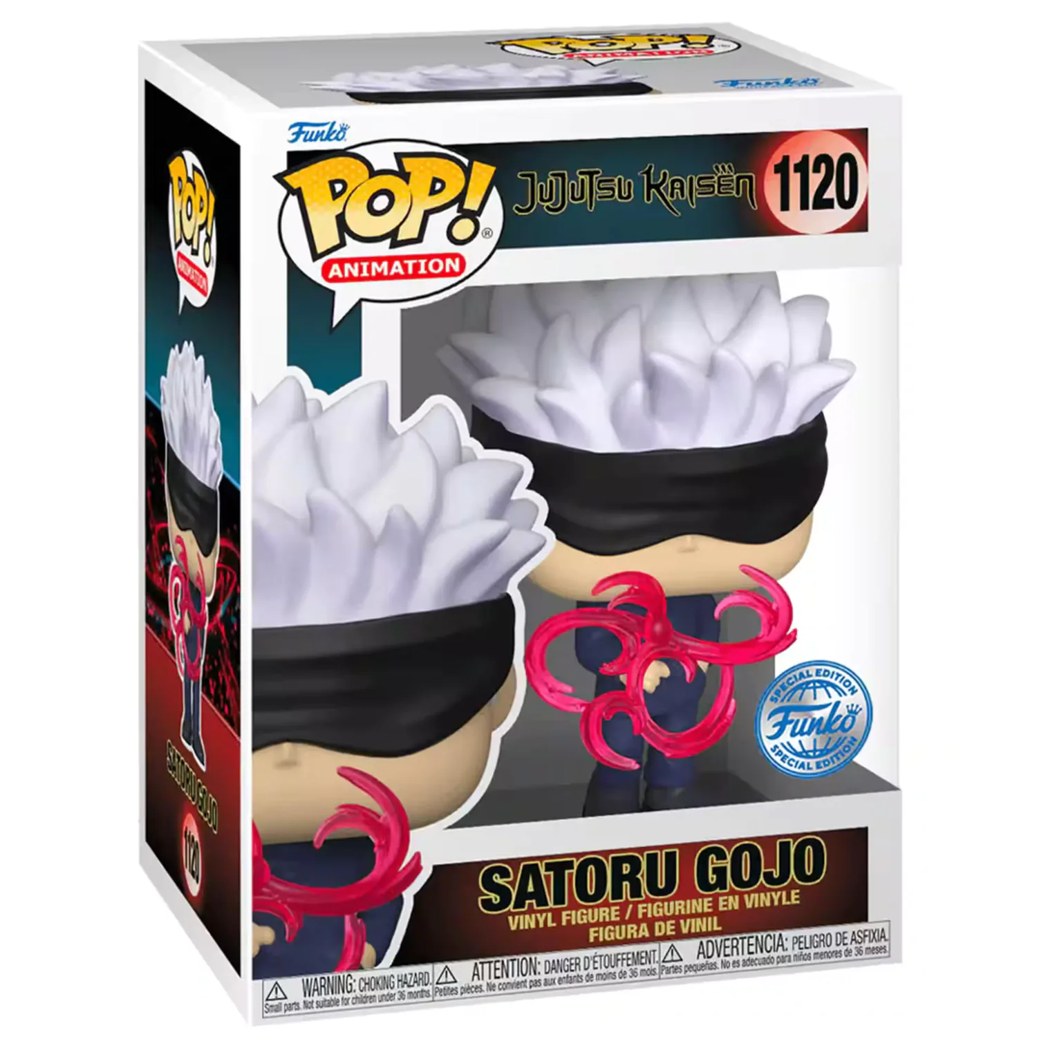 Jujutsu Kaisen POP! Animation Vinilna Figura Gojo (RED TECH) 9 cm fotografija izdelka