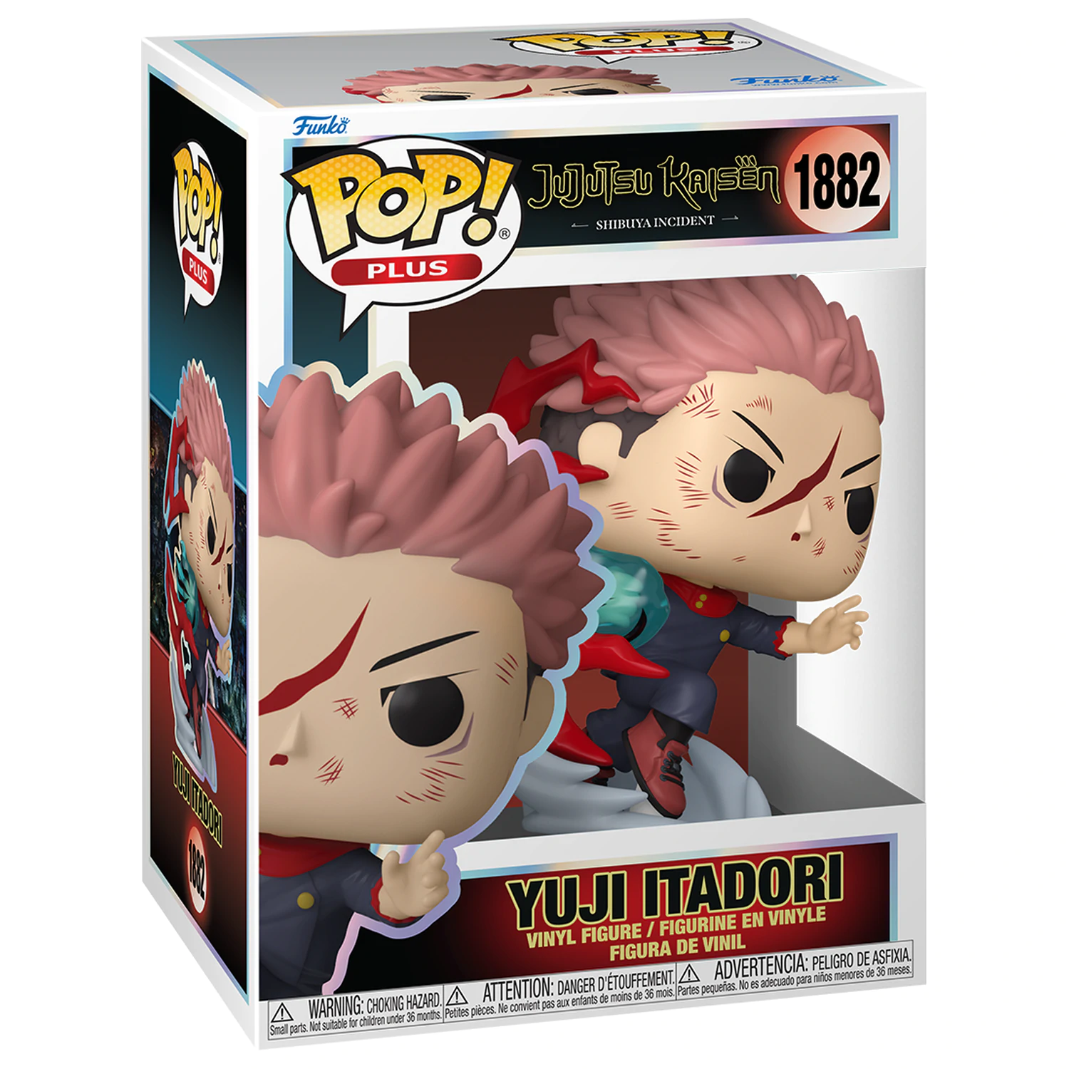 Jujutsu Kaisen Funko POP! Plus Animation Vinyl Figures Yuji Itadori 9 cm fotografija izdelka
