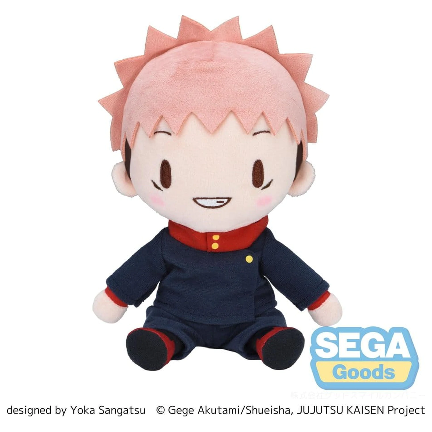 Jujutsu Kaisen Fuwa Petit plišasta figura Yuji Itadori 20 cm fotografija izdelka