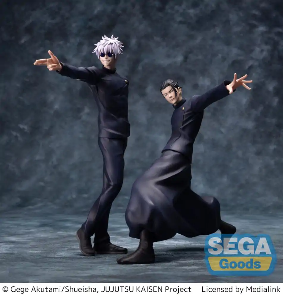 Jujutsu Kaisen Luminasta PVC kip Kaigyoku/Gyokusetsu "Suguru Geto" Strong Duo 17 cm fotografija izdelka