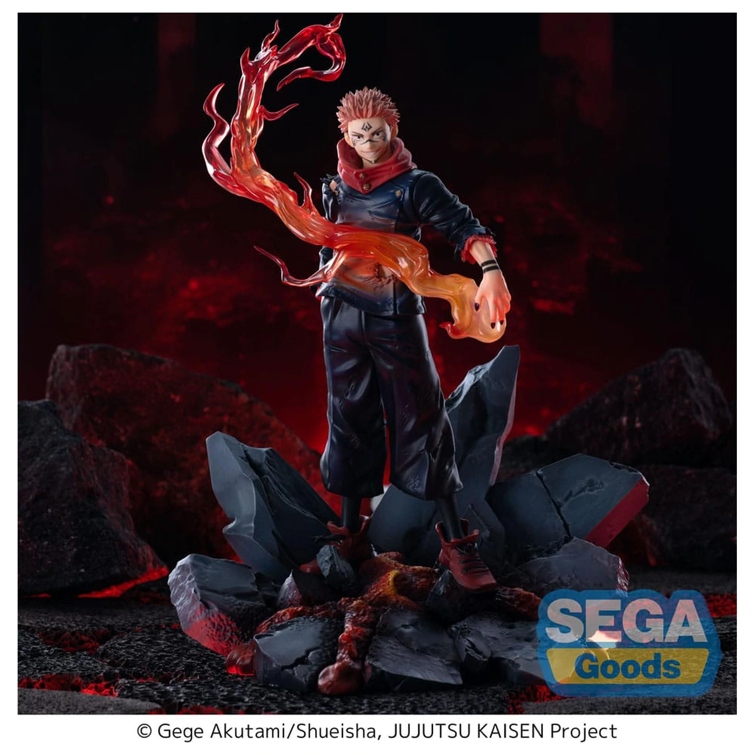 Jujutsu Kaisen Luminasta PVC Kip Sukuna Fuga 23 cm fotografija izdelka