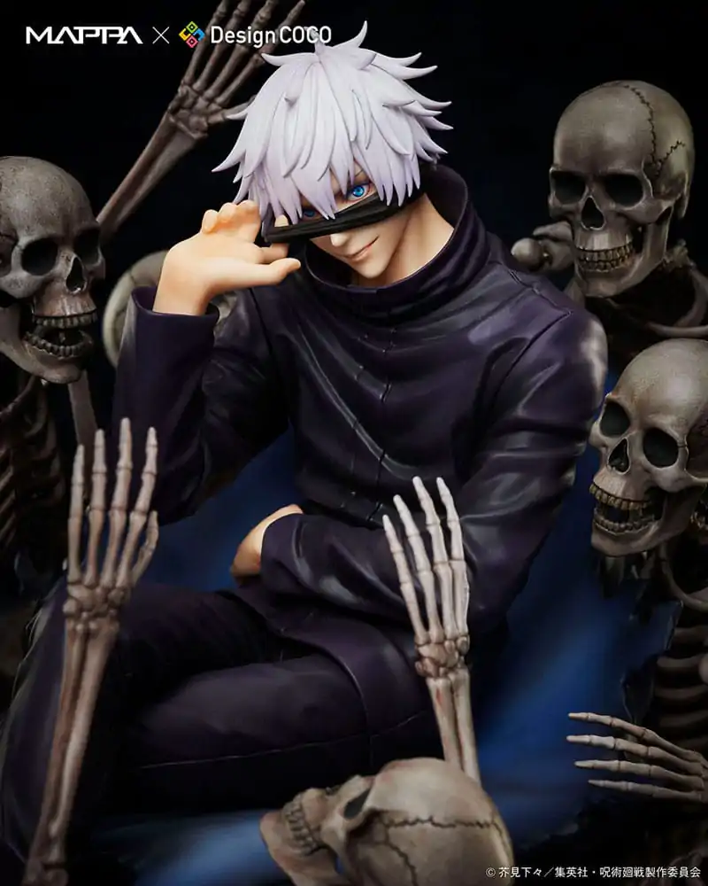 Jujutsu Kaisen Shibuya Incident Mappa x Design Coco PVC Kip 1/7 Satoru Gojo 23 cm fotografija izdelka